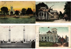 EXPOSITION LIEGE BELGIUM 1905, 120 Vintage Postcards (L6186)