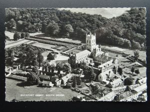 South Devon BUCKFAST ABBEY x 2 inc Aerial View c1960s RP Postcard