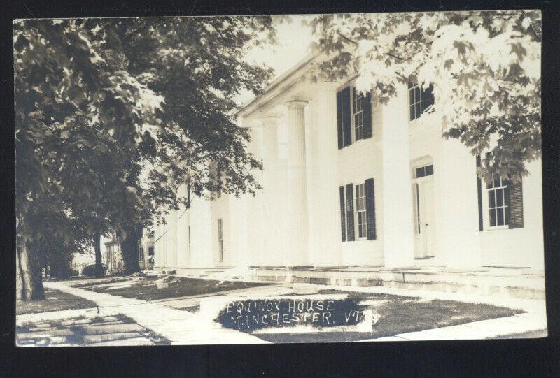 RPPC MANCHESTER VERMONT VT. EQUINOX HOUSE VINTAGE REAL PHOTO POSTCARD