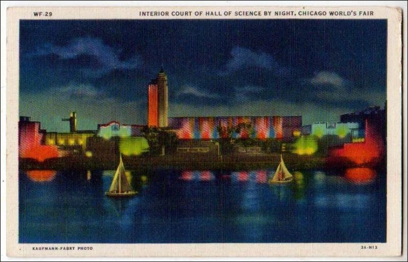 Interior Court of Hall of Science, Chicago World's Fair