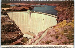 Postcard - Flaming Gorge Dam, Flaming Gorge National Recreation Area 