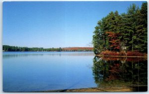 Postcard - Little Ossipee Pond, Maine, USA, North America