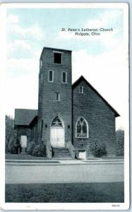 HOLGATE, Ohio  OH    ST. PETER'S LUTHERAN CHURCH    Postcard