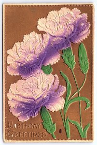 1910's Birthday Greetings Flower Bouquet Wishes Card Posted Card Postcard