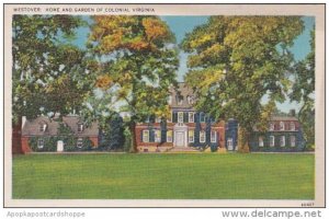 West Over Home And Garden Of Colonial Virginia