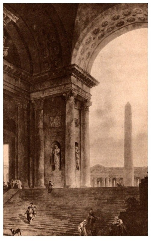 Illinois , Art Institute of Chicago , The Obelisk, by Hubert Robert