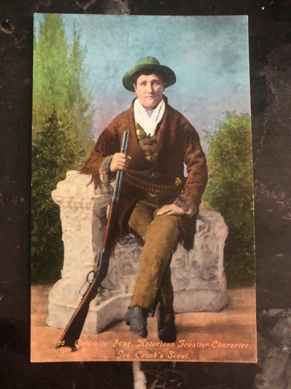 Mint USA Picture Postcard Calamity Jane Notorious Frontier Character