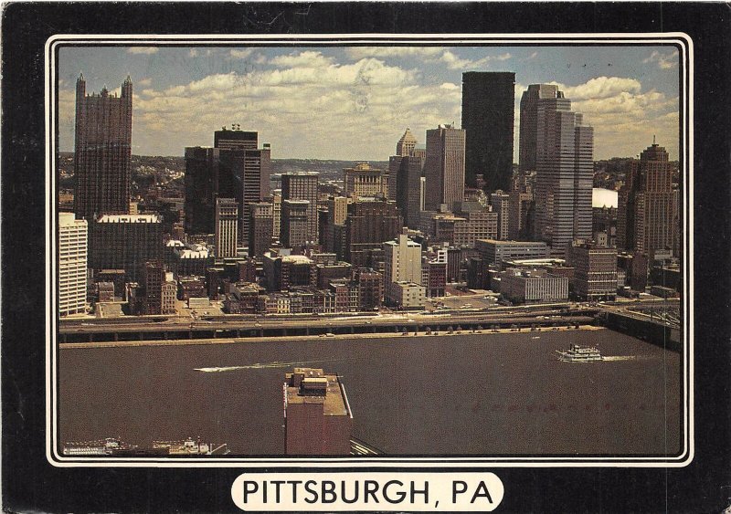 US7 USA PA Pittsburgh aerial Monongahela River 1988