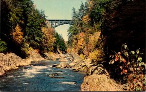 Vermont Quechee Gorge and U S Route 4 Highway Bridge