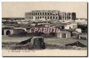 Tunisia Old Postcard El Jem The colisee