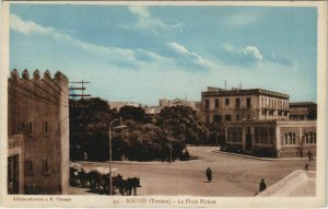 CPA AK Sousse La Place Pichon TUNISIE (1102652)
