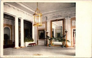 Lobby White House Washington DC Postcard Undivided Back Unused Detroit 