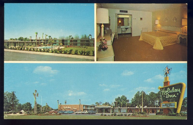 Waycross, Georgia/GA Postcard, Holiday Inn, US Highway 1, 12, &4