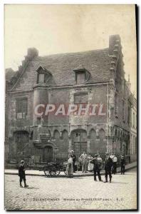 Old Postcard Prison Valanciennes House prevot