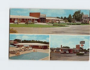 Postcard Tomahawk Motel & Restaurant, Ahoskie, North Carolina