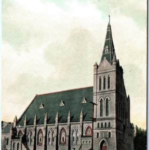 c1910s Ogden, UT Catholic Church Chapel Cathedral Stone Building Postcard A119