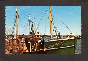 NB Yvon Mariette Fishing Boat Bay Chaleur Caraquet New Brunswick Carte Postale