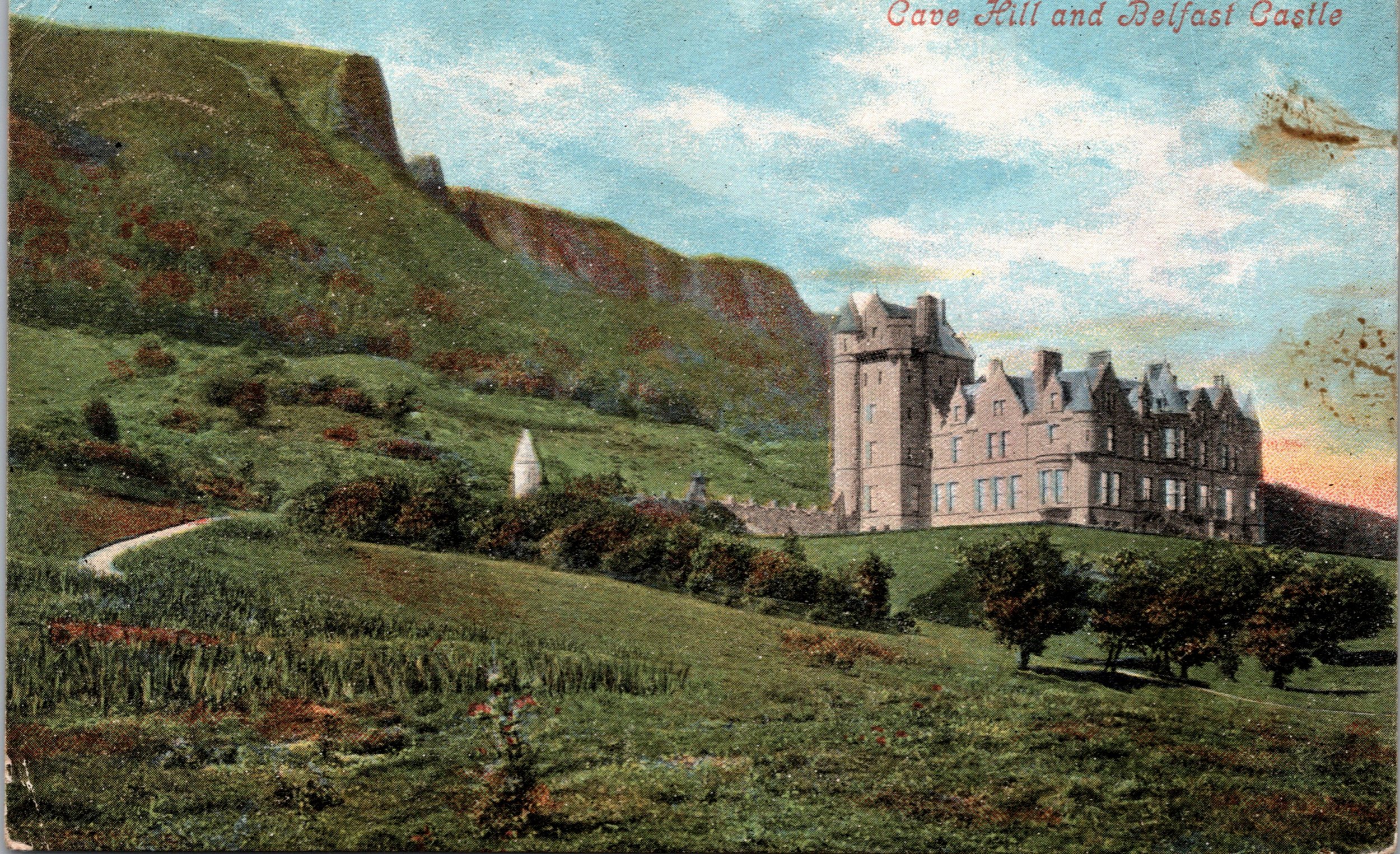 Cave Hill and Belfast Castle Northern Ireland Postcard used 1906 to ...