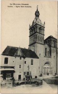 CPA SAULIEU - Église St-Andoche (115876)