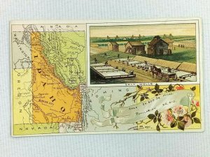 Vintage Trade Card Grind Your Coffee at Home Arbuckle Bros. Idaho #75