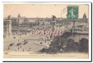 Paris (8th) Old Postcard Pont Alexandre