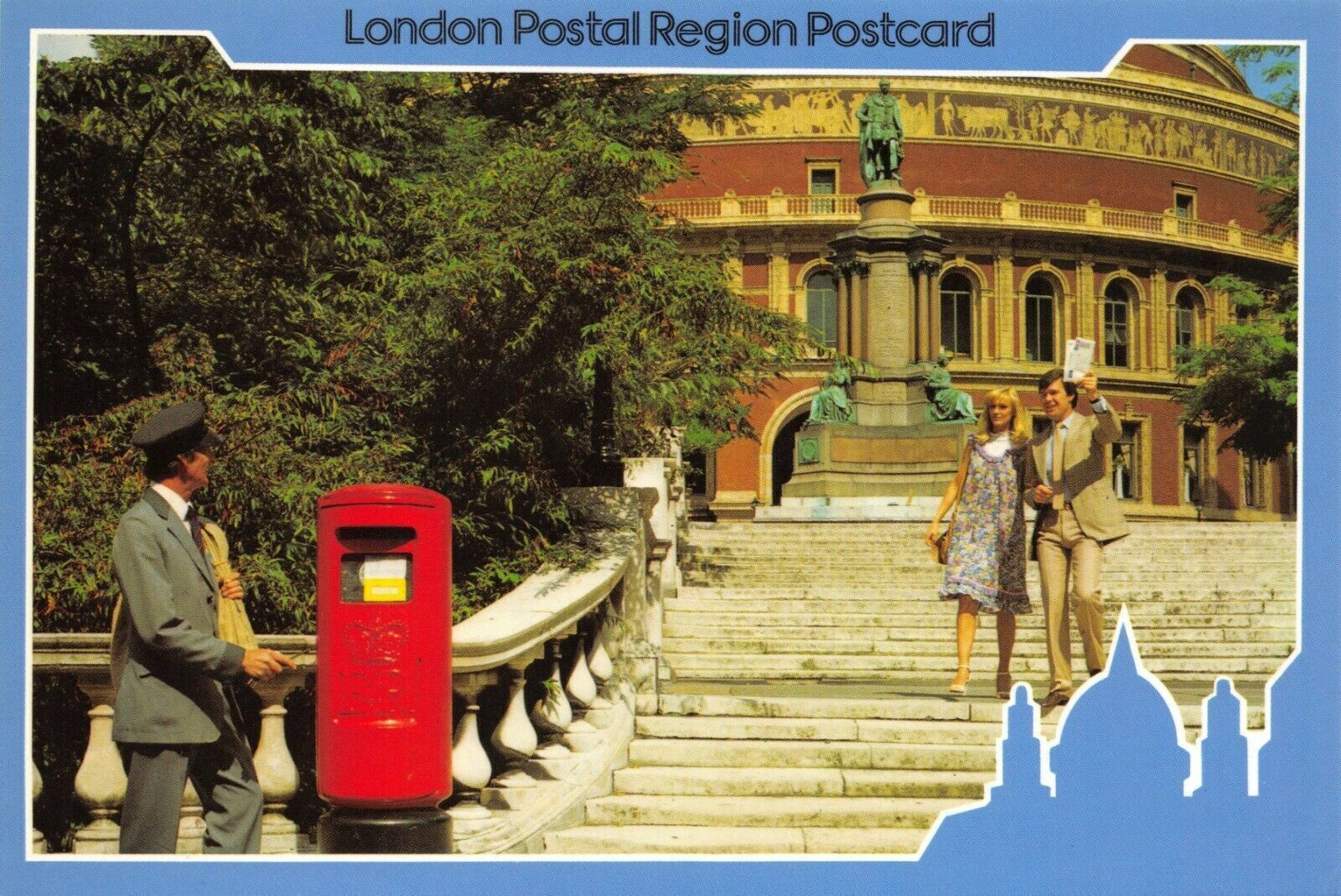 London Postcard, New KType Pillar Box Prince Consort Road Royal Albert