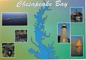 Chesapeake Bay Maryland Split View America's Great Inland Sea