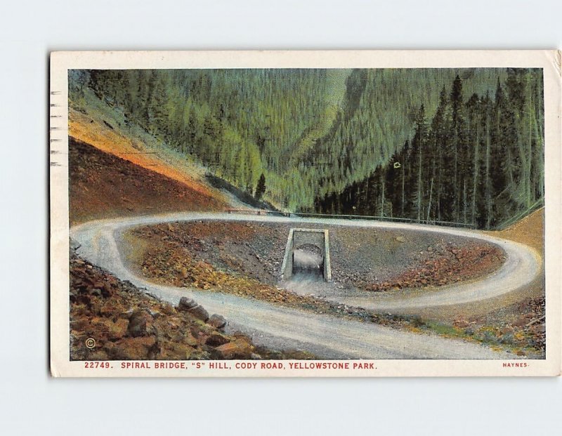 M-158023 Spiral Bridge S Hill Road Yellowstone Park USA