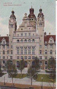 Germany Leipzig Neues Rathaus Hauptportal