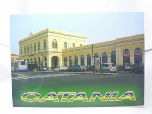 Catania Station Italy Vintage Postcard 2006