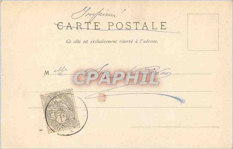Old Postcard Challes les Eaux Vue Generale (map 1900)