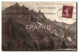 Old Postcard Le Mont Dore The hands of the devil