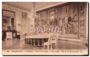 Old Postcard Compiegne Chateau Living Council