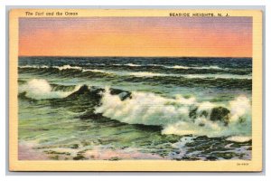 Vintage 1940s Postcard The Sun and the Ocean, Seaside Heights, New Jersey
