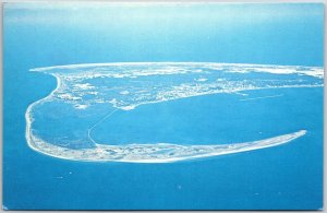 Aerial View Provincetown Tip Of Cape Cod Massachusetts Mass. Postcard