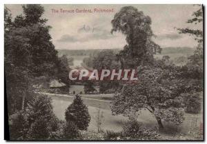 Old Postcard The Terrace Gardens Richmond