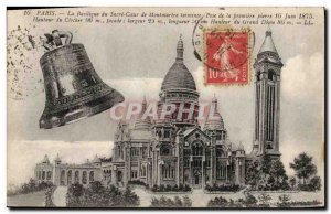 Old Postcard Bell Paris The Basilica of Sacre Coeur in Montmartre