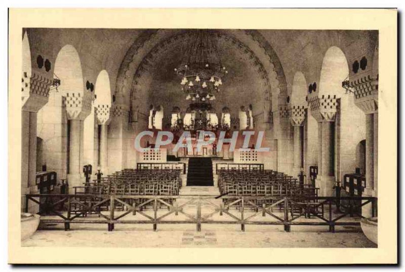 Old Postcard Ossuary and lighthouse Douamont Army