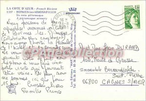 Modern Postcard La Cote D'Azur Bormes les Mimosas a picturesque corner