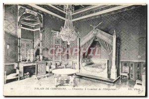 Postcard Old Palace of Compiegne Bedroom Emperor