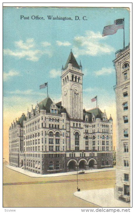 WASHINGTON D.C., 1900-1910's; Post Office