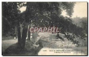 Old Postcard Bois de Meudon Clamart L & # 39Etang Trivaux