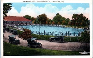 1910s Swimming Pool Reservoir Park Louisville Kentucky Postcard