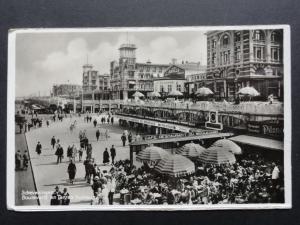 Netherlands: Scheveningen, Boulevard en Terras Kurhaus c1936 RP