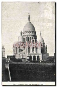 Old Postcard From Paris Sacre Coeur Basilica Montmartre