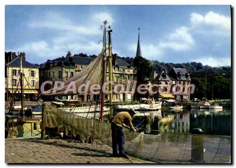 Modern Postcard Honfleur The Vieux Bassin