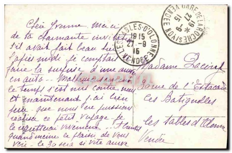 Old Postcard Honor and glory to the city of Liege in Belgium King Albert 1er