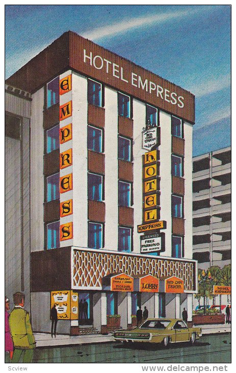 Exterior,  Hotel Empress,  Calgary,  Alberta,  Canada,  40-60s