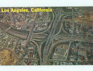 Unused Pre-1980 AERIAL VIEW OF TOWN Los Angeles California CA n2341