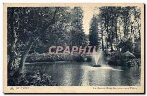 Vichy - Basin in new parks - Old Postcard